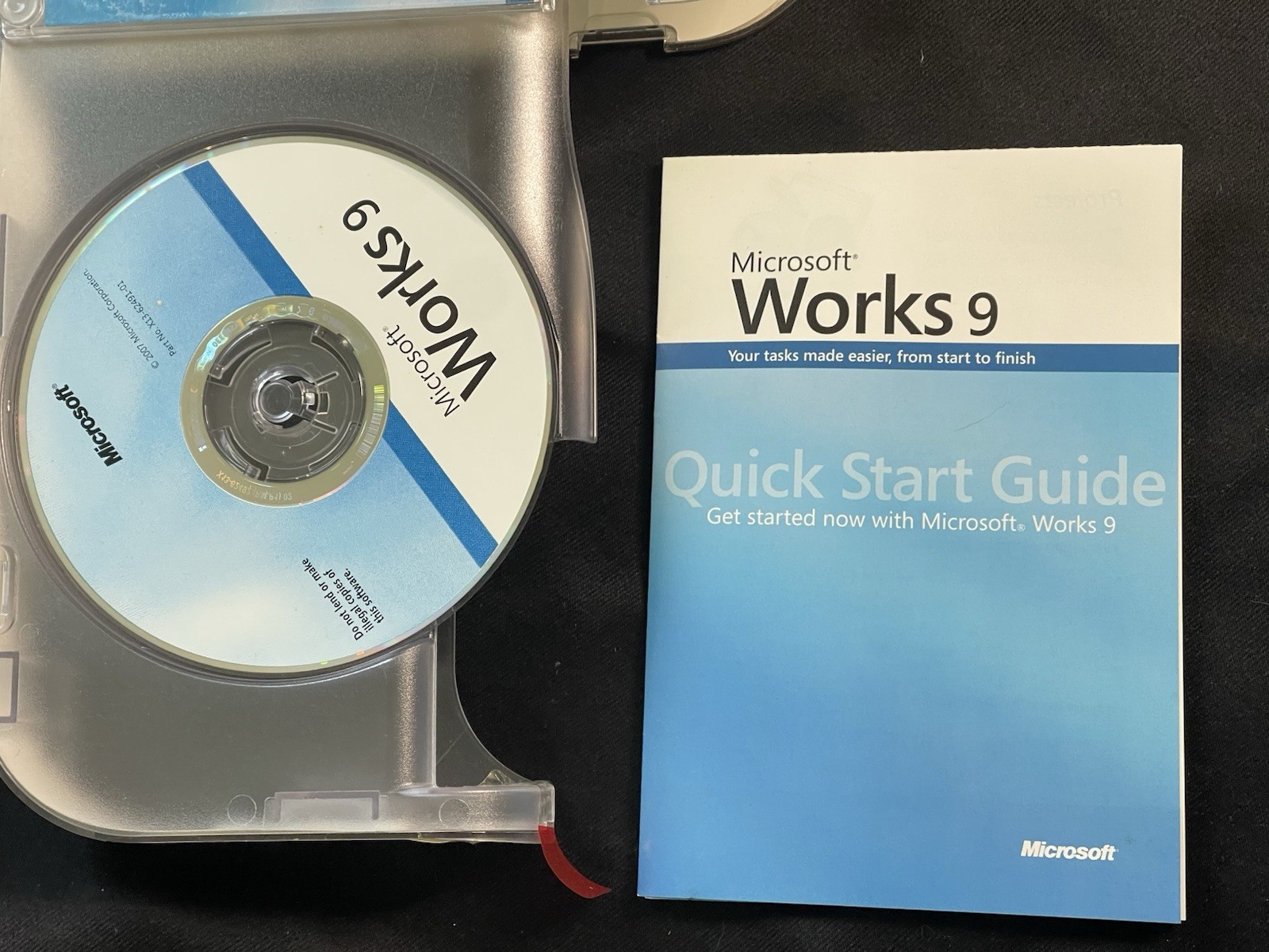 Microsoft Works 9 for PC CIB CD+Manual 2007