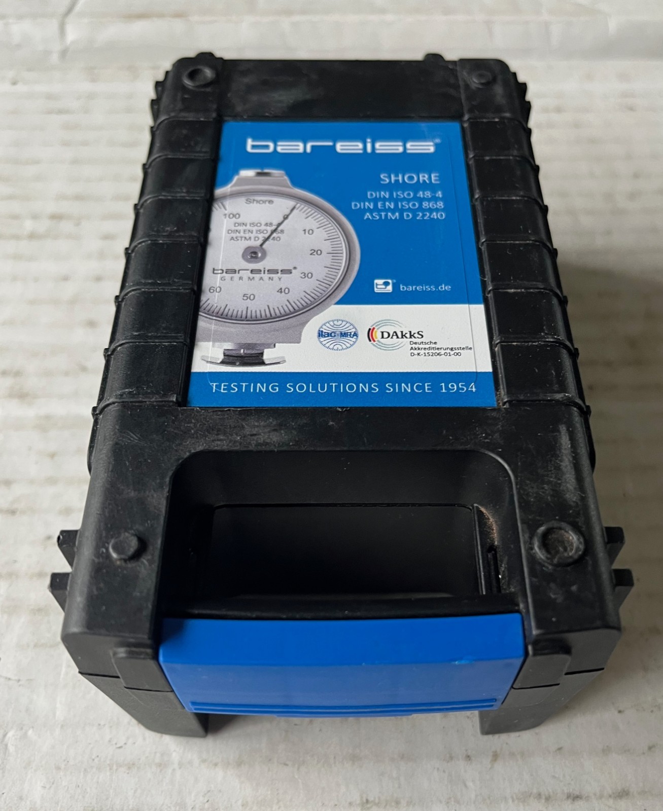 Bareiss Shore Durometer Type D Dial - German Made - With Calibration Cert & Case