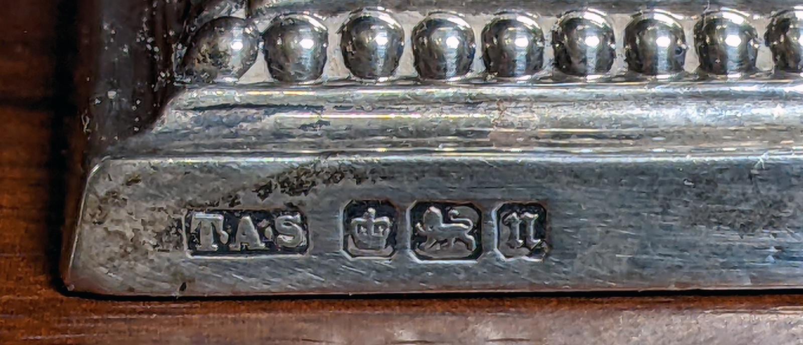 Victorian Sterling Silver Corinthian Column/Pillar Candlesticks 6 1/4" H 1905