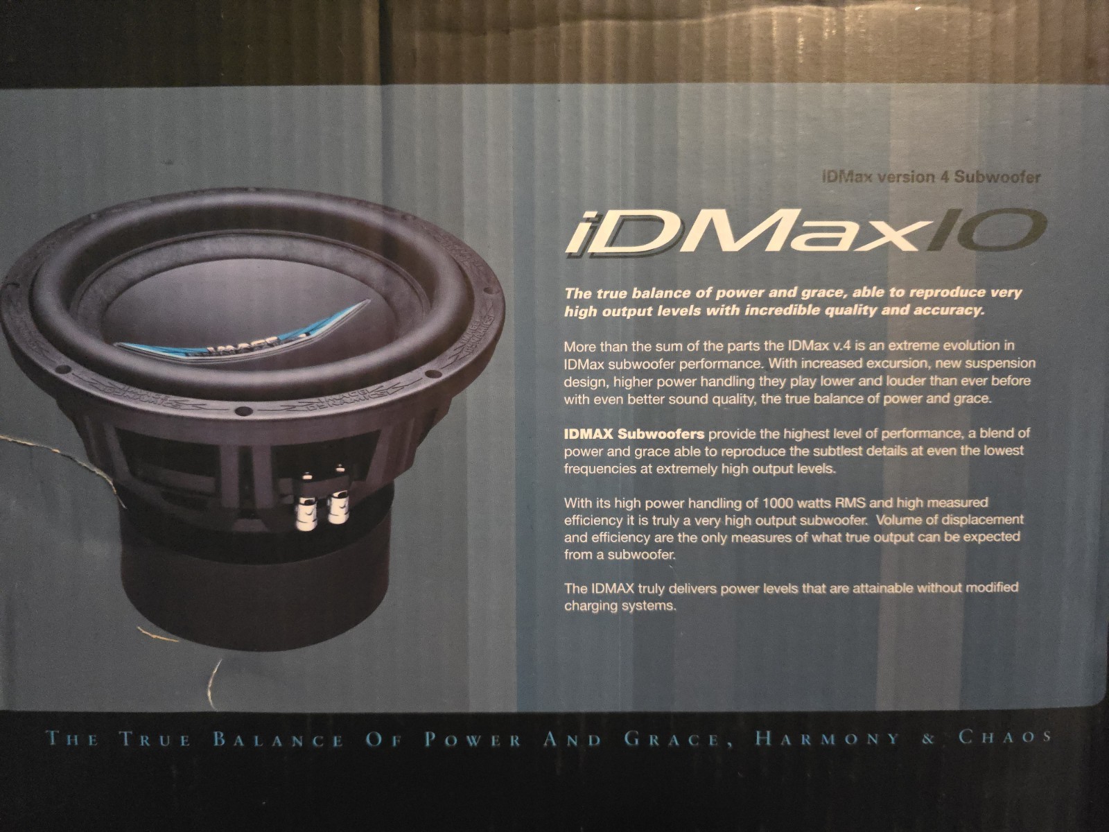 IMAGE DYNAMICS IDMAX10 V.4 D4 DVC, 1,000W RMS, * LOUD AF * AUDIOPHILE SUBWOOFER