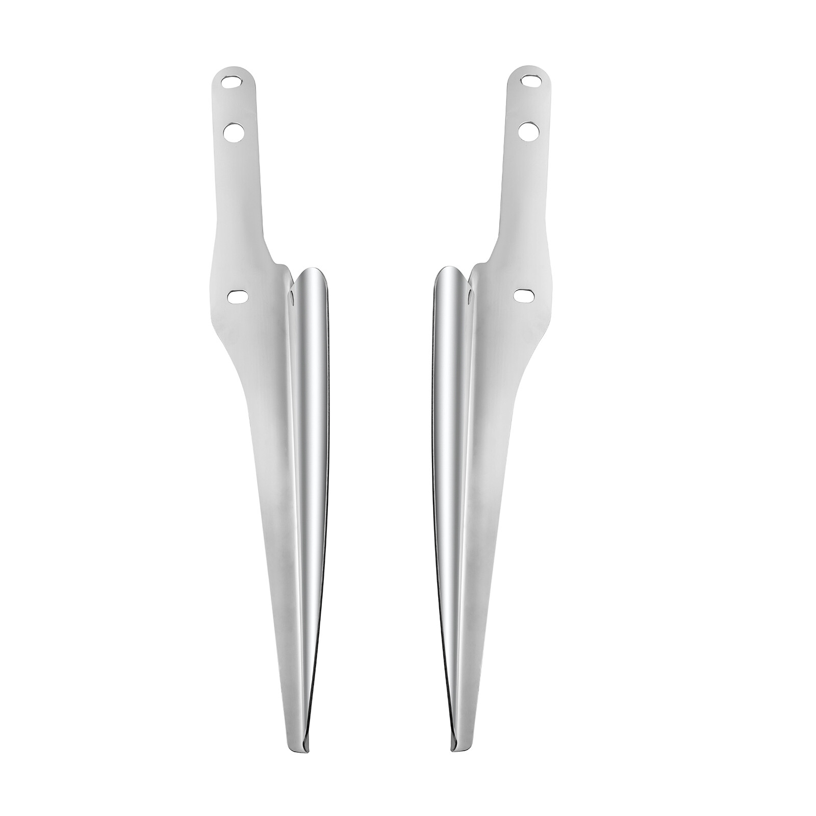 Front Fork Mount Wind Deflectors For Harley Touring Road King Street Glide CVO