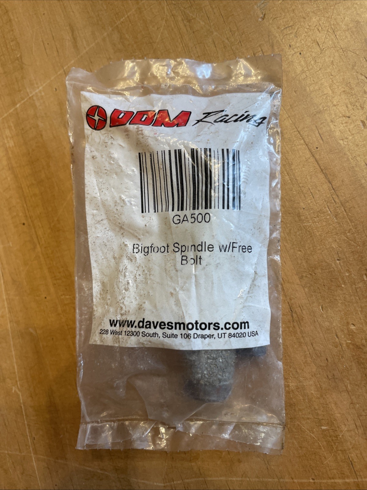 DDM Racing. GA500 Bigfoot Spindle With Bolt