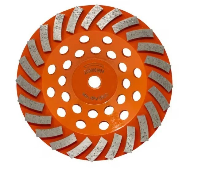 RIDGID Turbo Cup 7" Grinding Wheel 24-Segment Blade Concrete Surfacing TAW7024P1