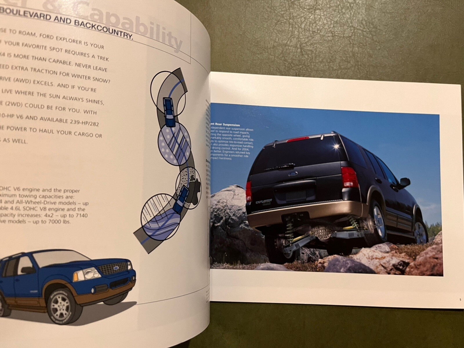 2004 Ford Explorer Dealer Showroom Sales Brochure