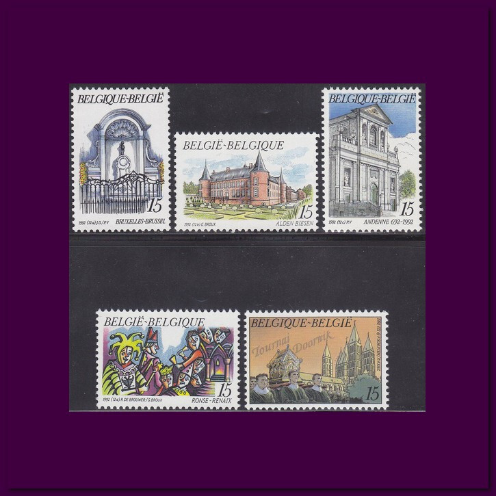 Belgium 1992 (2468-2472) Mint never Hinged