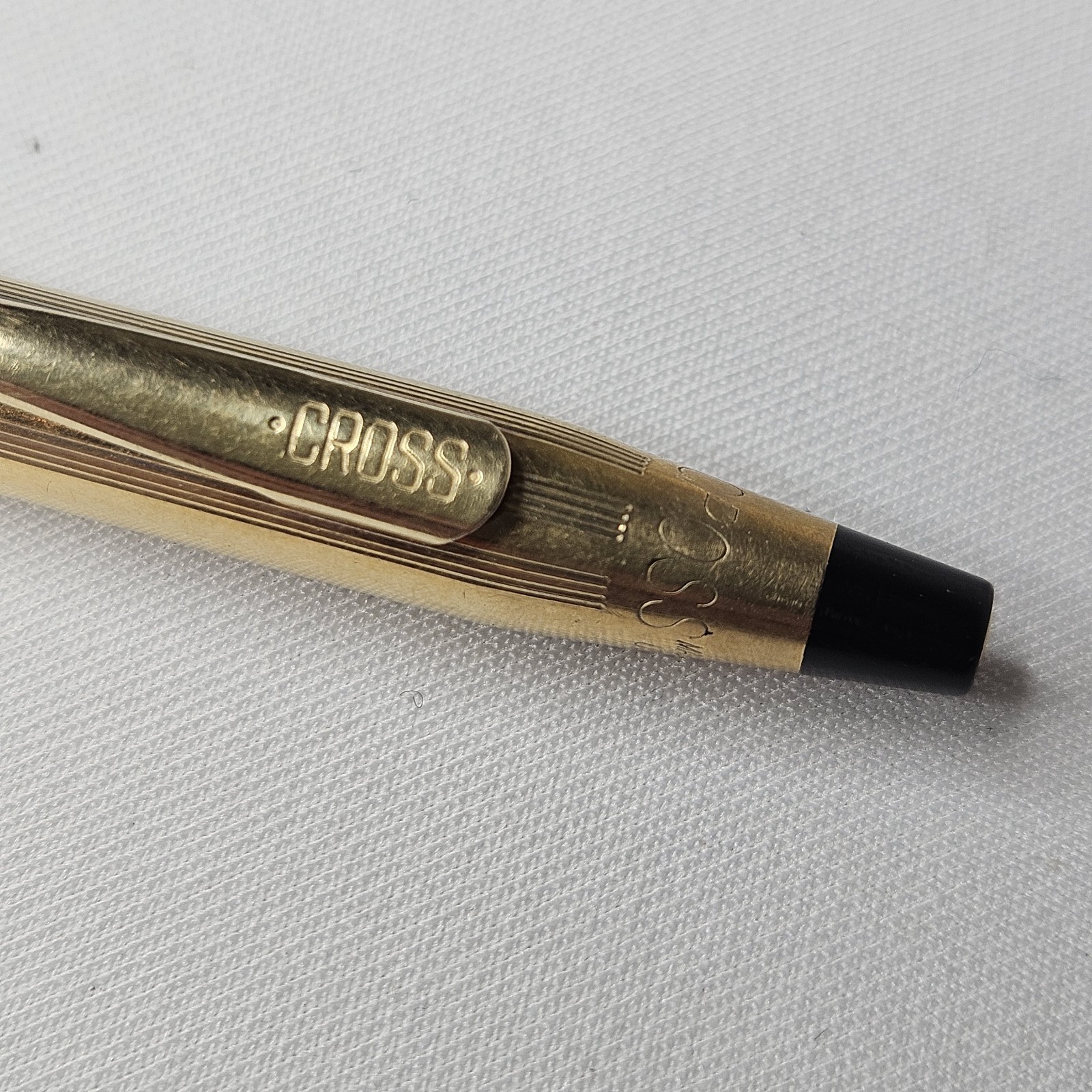 Vintage Cross Century Ballpoint Pen 1/20 10K Gold Filled • Blue Ink Made in USA