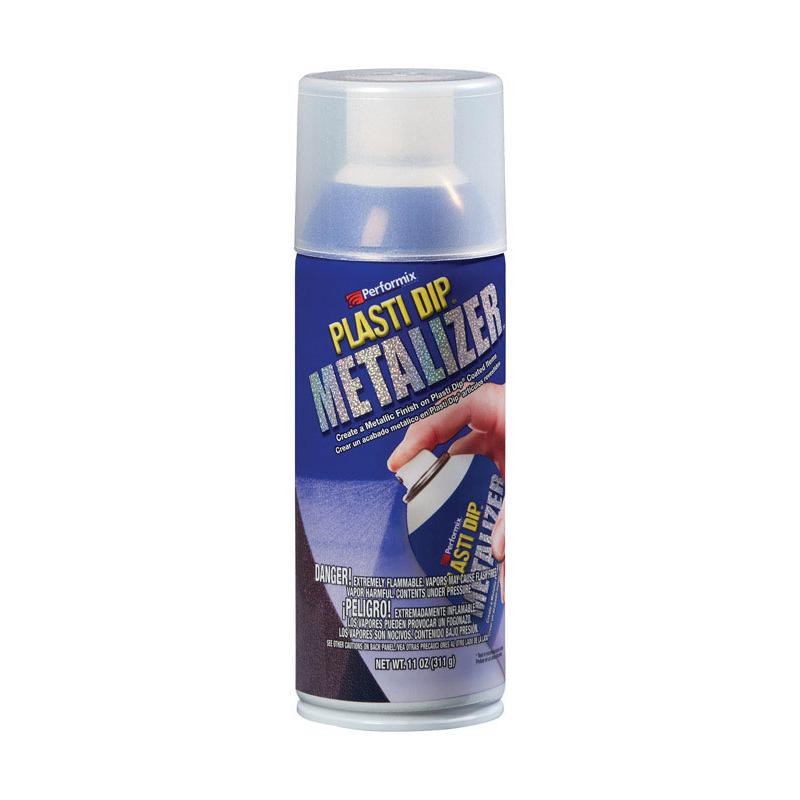 Plasti Dip Metalizer Flat/Matte Silver 5 to 10 sq. ft. Coverage Multi-Purpose Ru