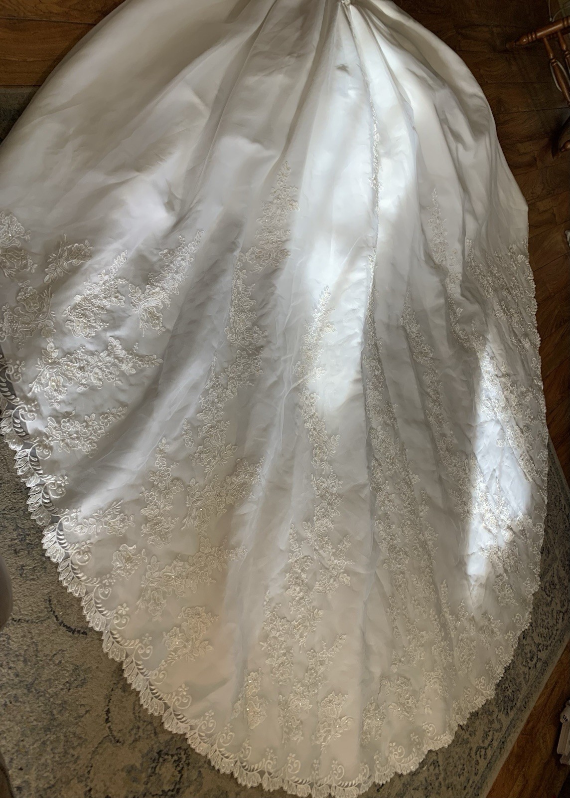 Vintage White Wedding Dress Bridal Originals Pearls Sequins Size 6 READ