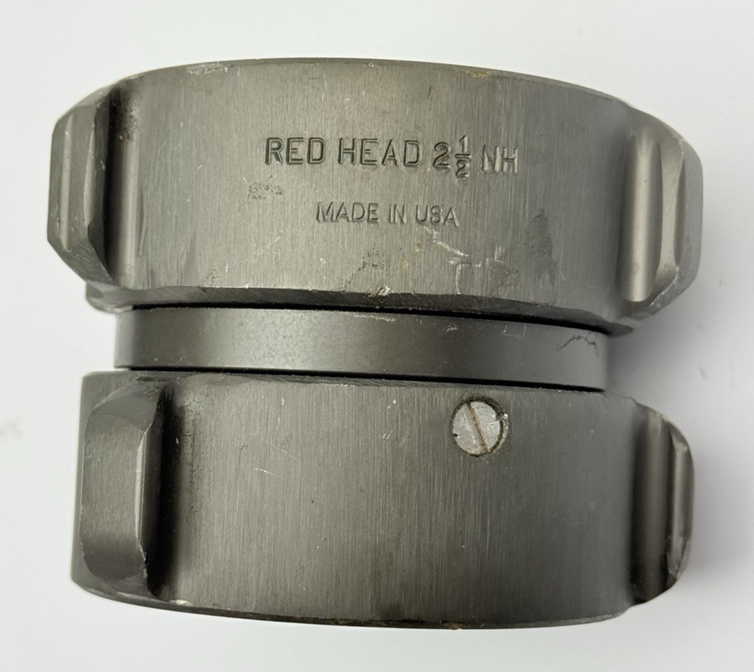 RED HEAD 2-1/2" NH DOUBLE FEMALE COUPLER ADAPTER