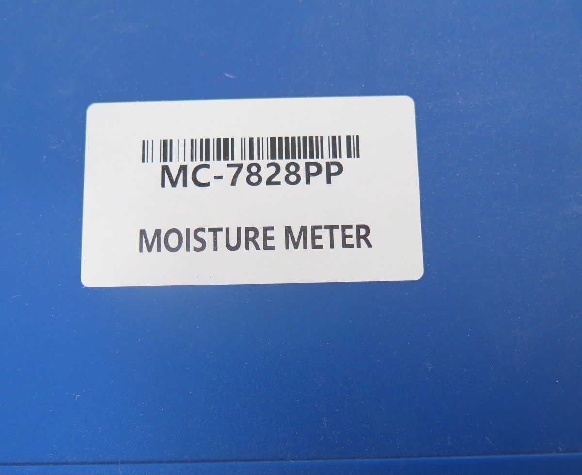 R201516 Moisture Meter MC-7828PP In Case w/ Instructions - Hygrometer