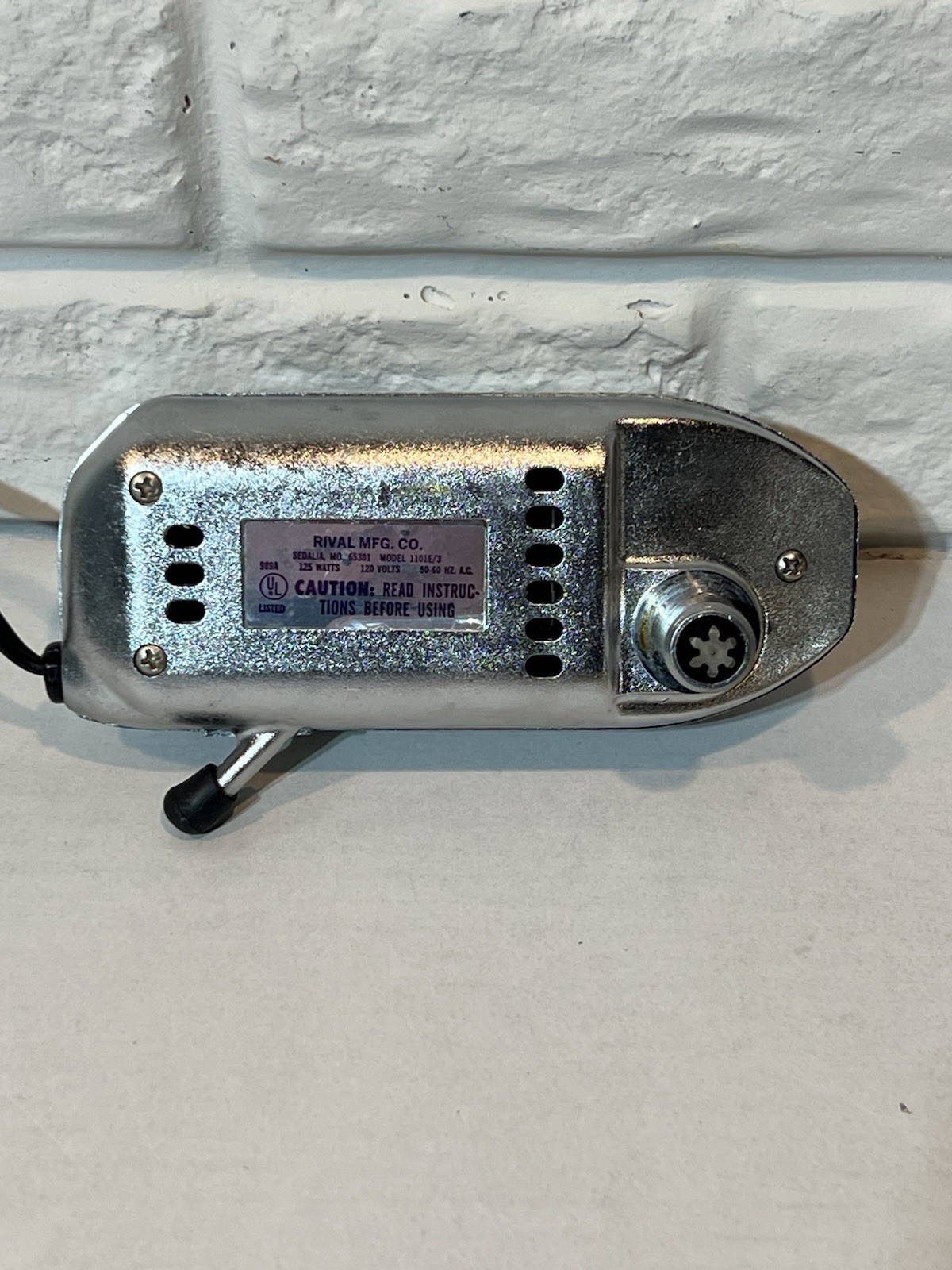 Rival Electric Food Meat Slicer 1101E/3 Replacement MOTOR ONLY Tested Working