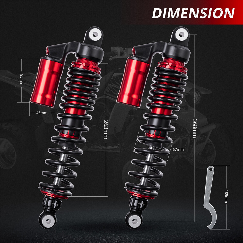 STAGE 4 PERFORMANCE FRONT SHOCKS ABSORBERS SET FOR YAMAHA BANSHEE 350 YFZ350 ATV
