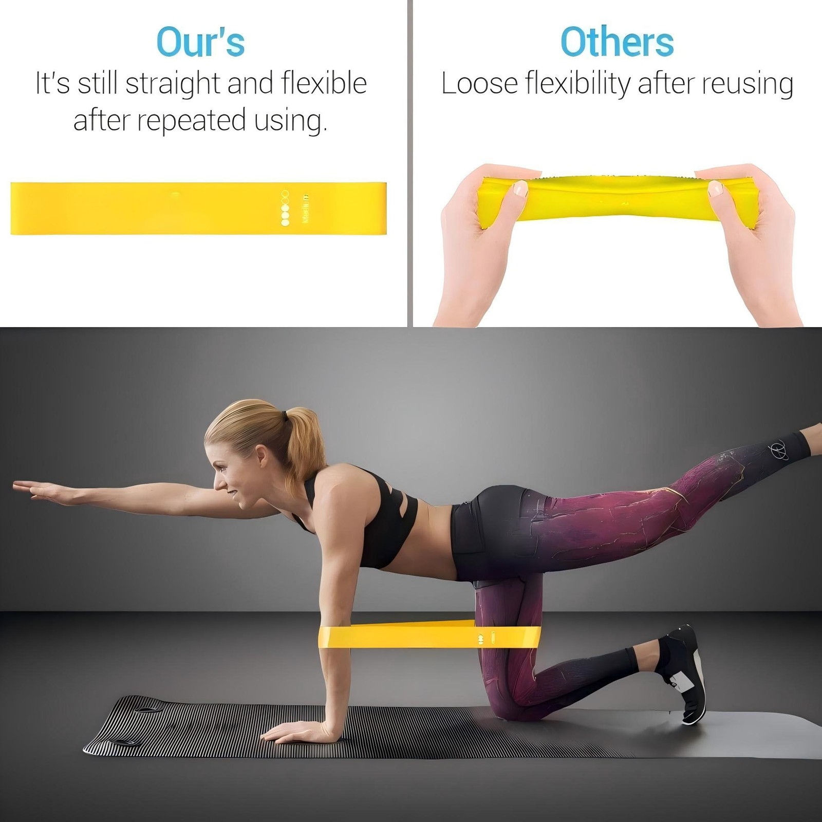 Resistance Bands for Working Out 6 Pack Resistance Bands for Arms,Elastic Pil...