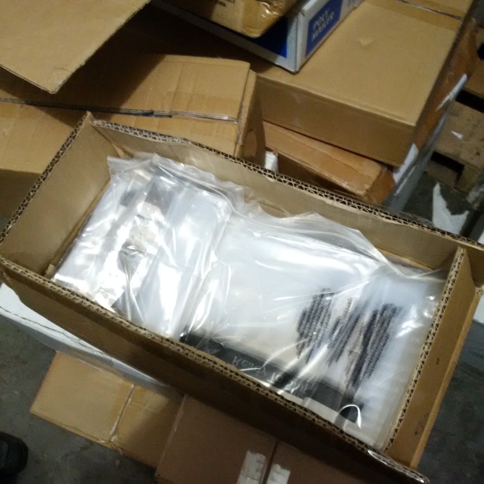 3000/CS 6x14 Suffocation Warning Bags Clear, Permanent Seal with "Ready To Ship"