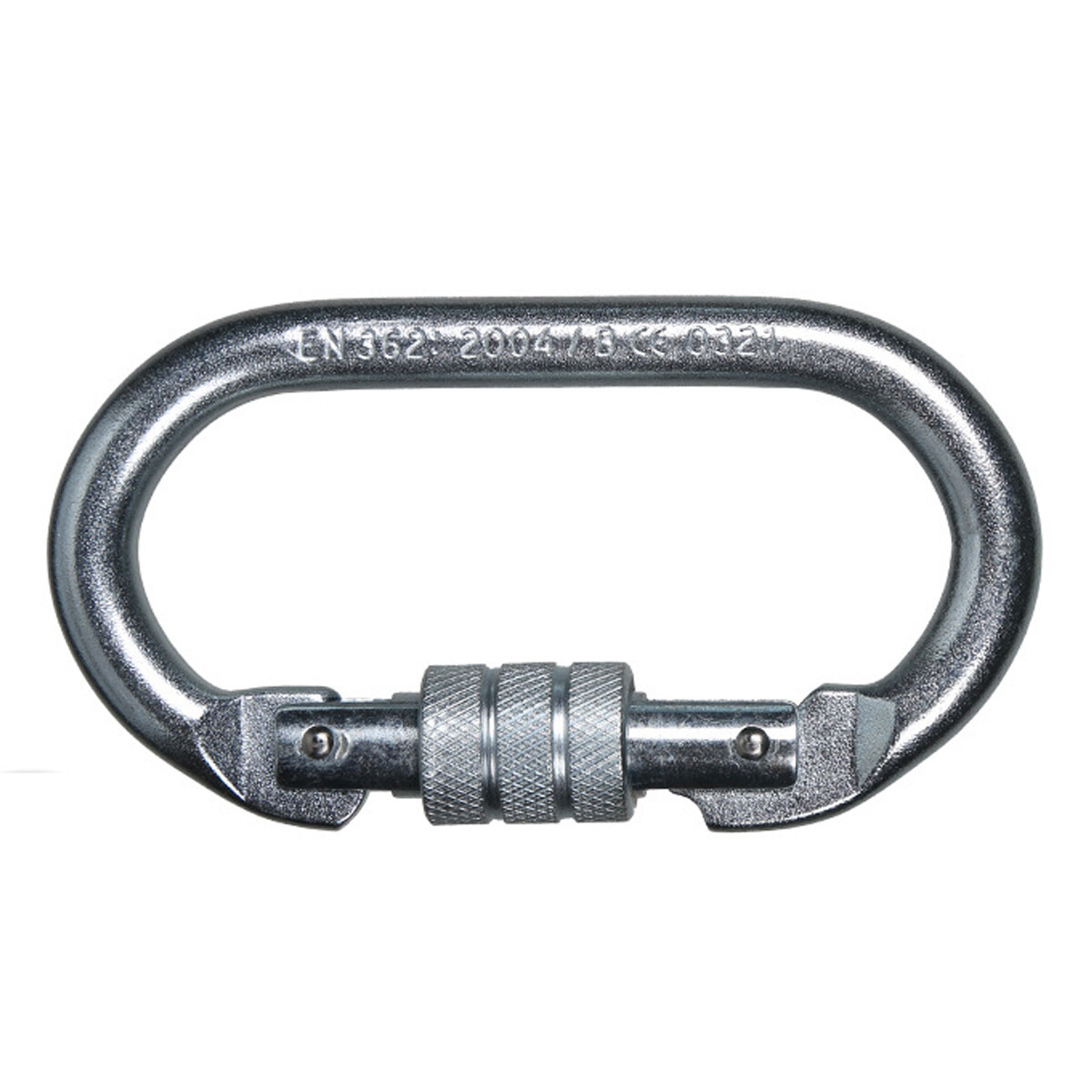 5 Pack Stainless Steel Screw Locking Carabiner Clip 25KN Heavy Duty Springs Hook