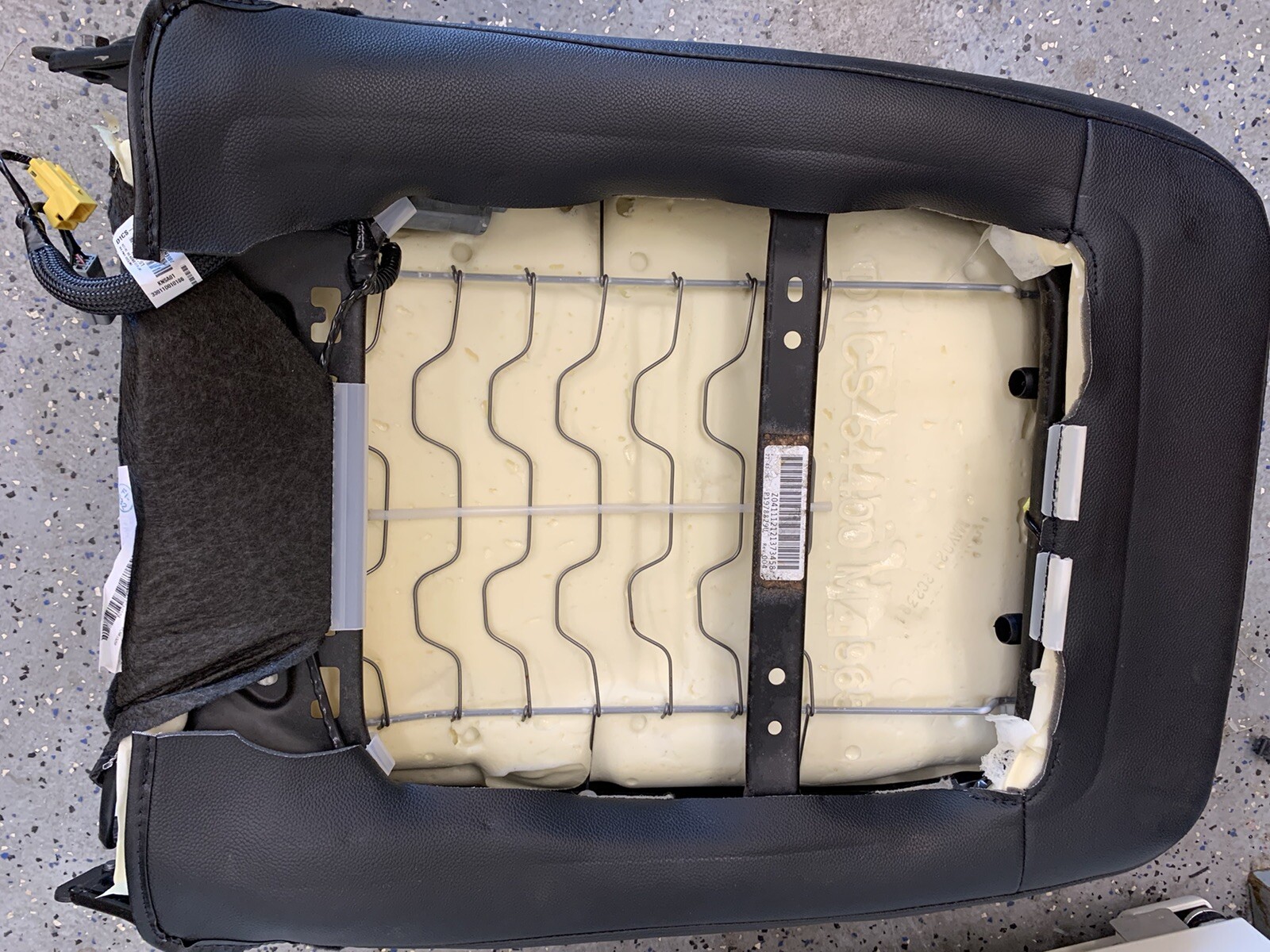 2012 Chrysler Town and Country Dodge caravan RIGHT front seat BLK Leather OEM