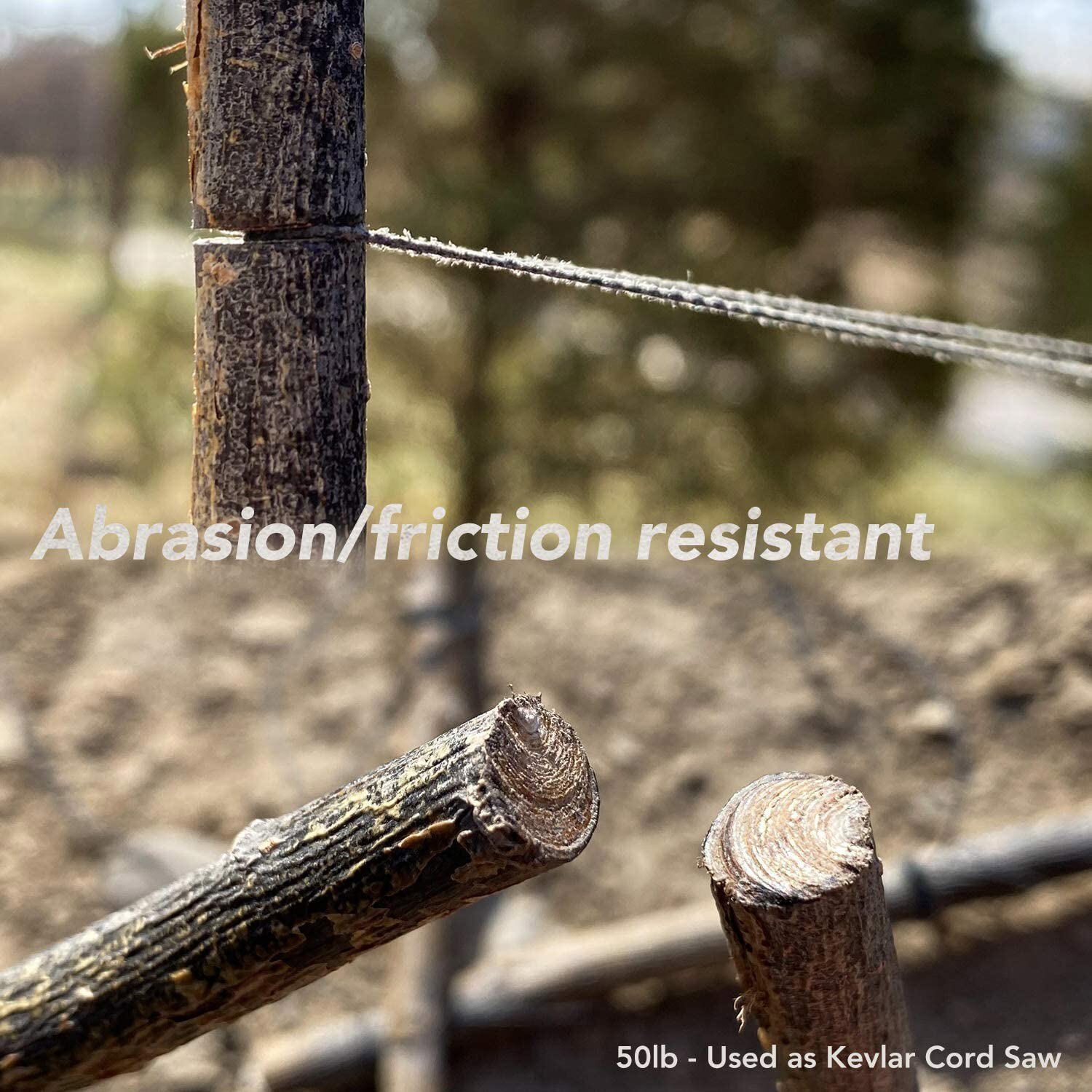 Kevlar Cord 50~1500lbs Braided Kevlar Fishing Line Outdoor Rope Made with Kevlar