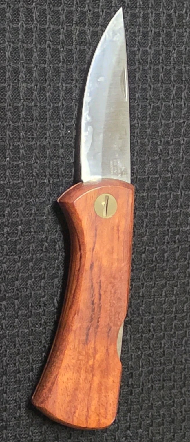 Estwing EKA Swede Wood Folding Pocket Knife Made In Sweden