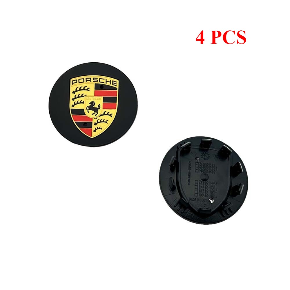 Top-Tier High-Quality Long-Lasting 4PCS Durable Logo Wheel Hub Cap for Porsche