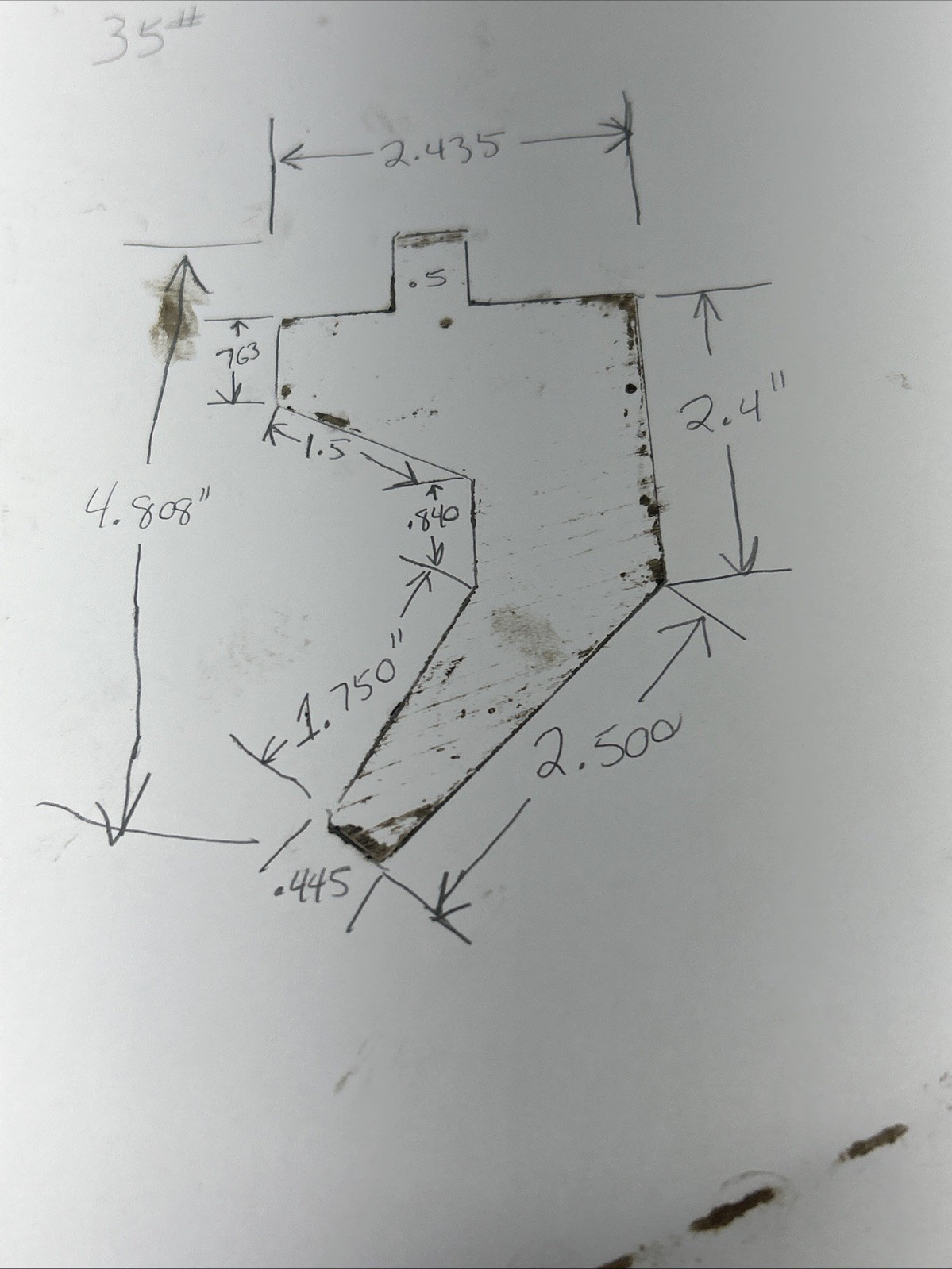 brake press tooling, sheet metal forming gooseneck brake punch. 1/2'' tang