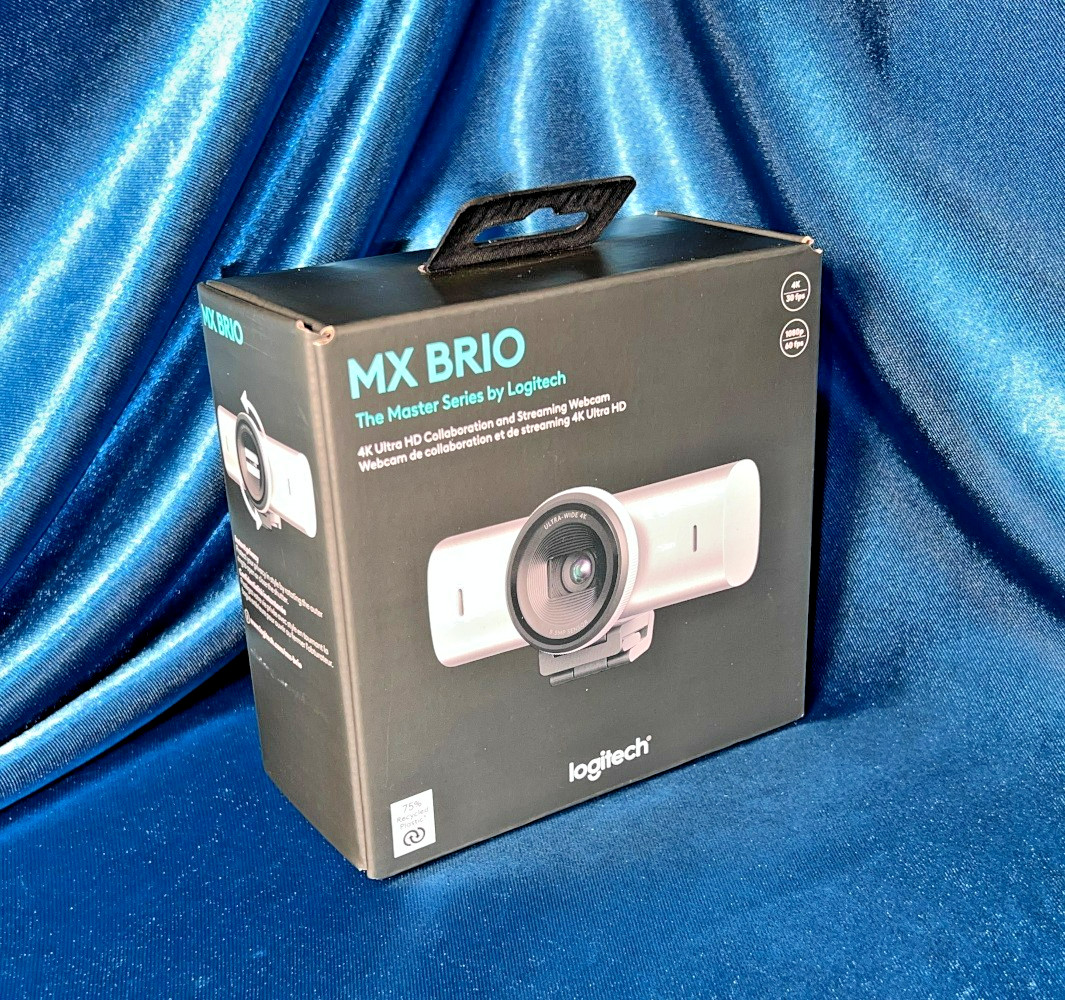 Logitech MX Brio 4K Ultra HD Streaming Webcam - Pale Gray - 960-001550
