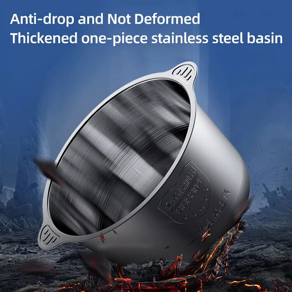 300W Electric Food Vege Chopper Food Processor Kitchen Meat Grinder Mixer 2L US