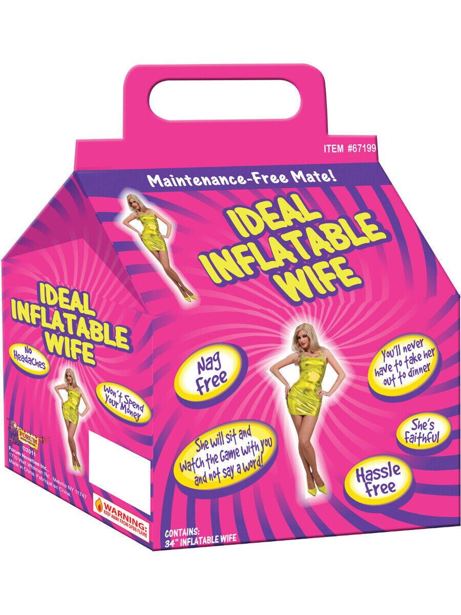Ideal Inflatable Adult Wife Girlfriend Woman Blow Up Bachelor Party Gag Gift