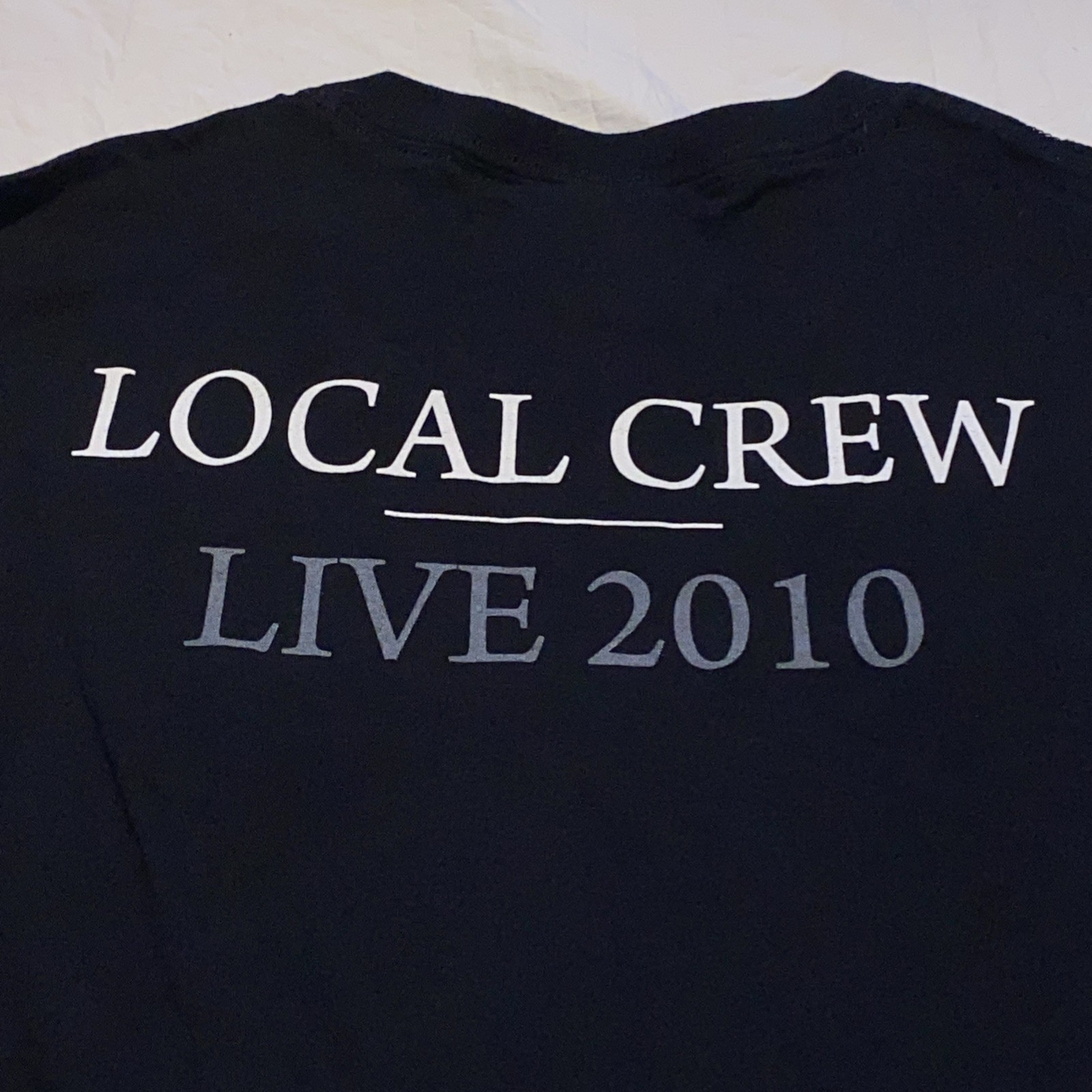 Van Morrison Tour 2010 Local Crew Shirt 2XL