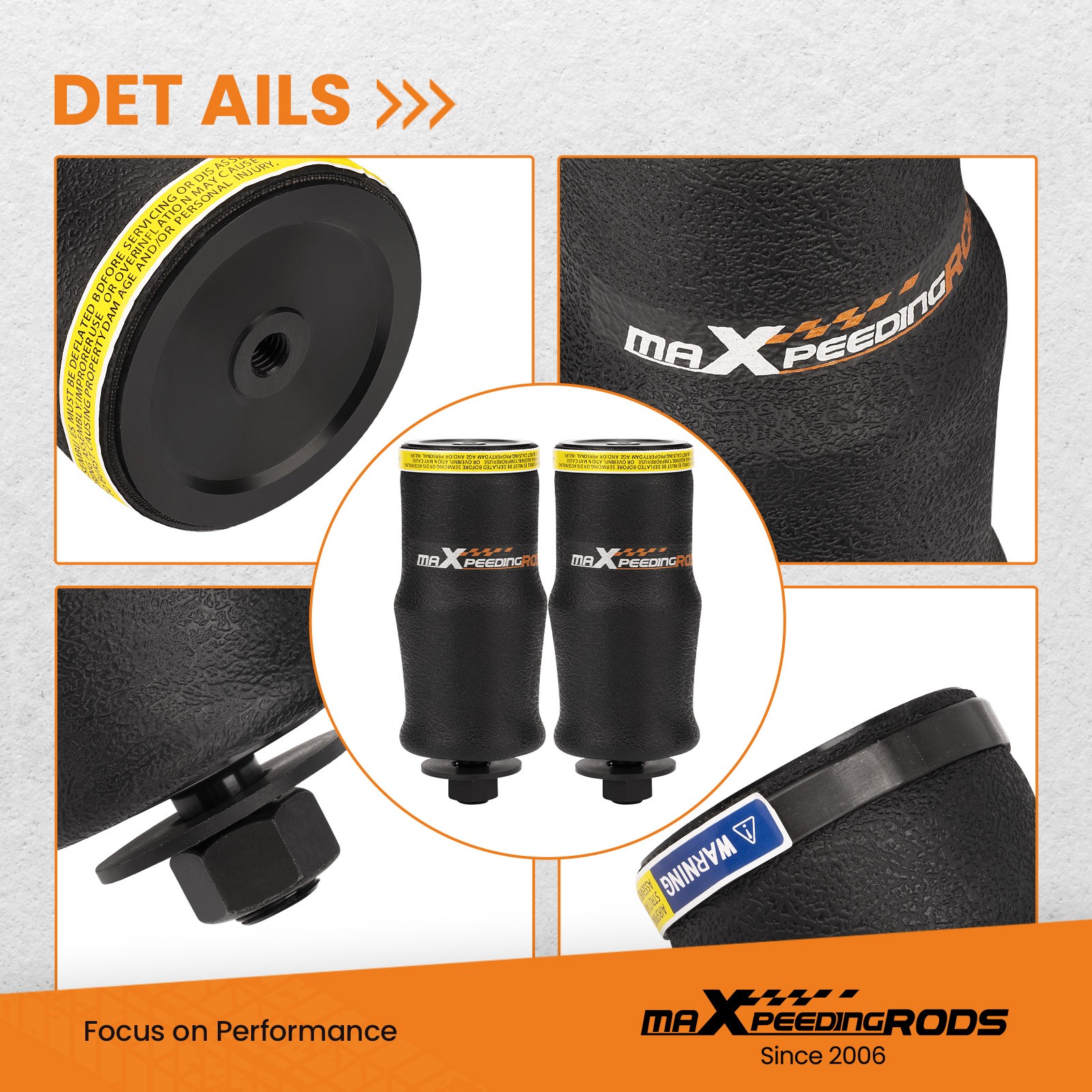 Air Strut Air suspension Bag for Peterbilt for Goodyear 1S5-186 W02-358-7036