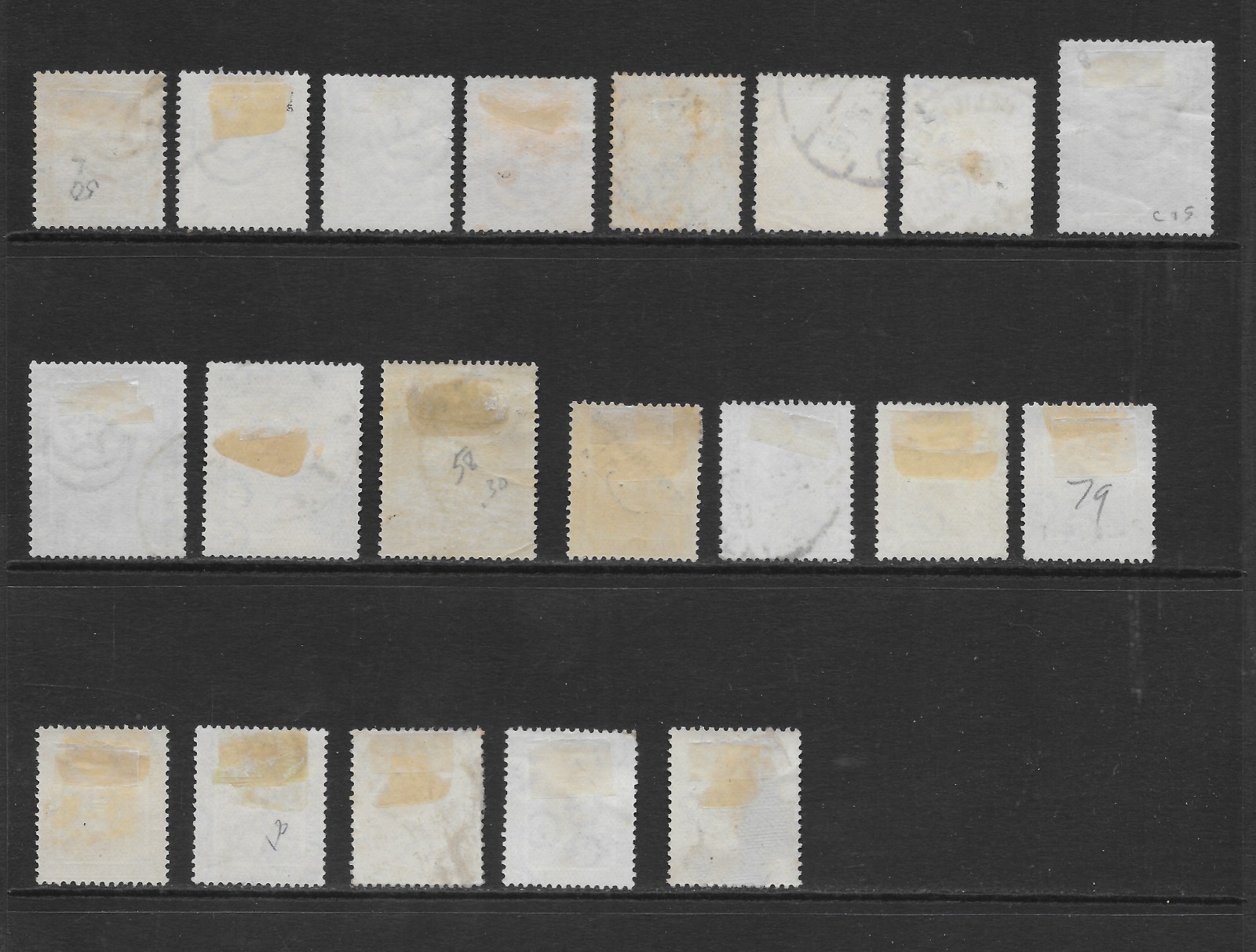 EGYPT VARIOUS USED ISSUES 1914 to 1922