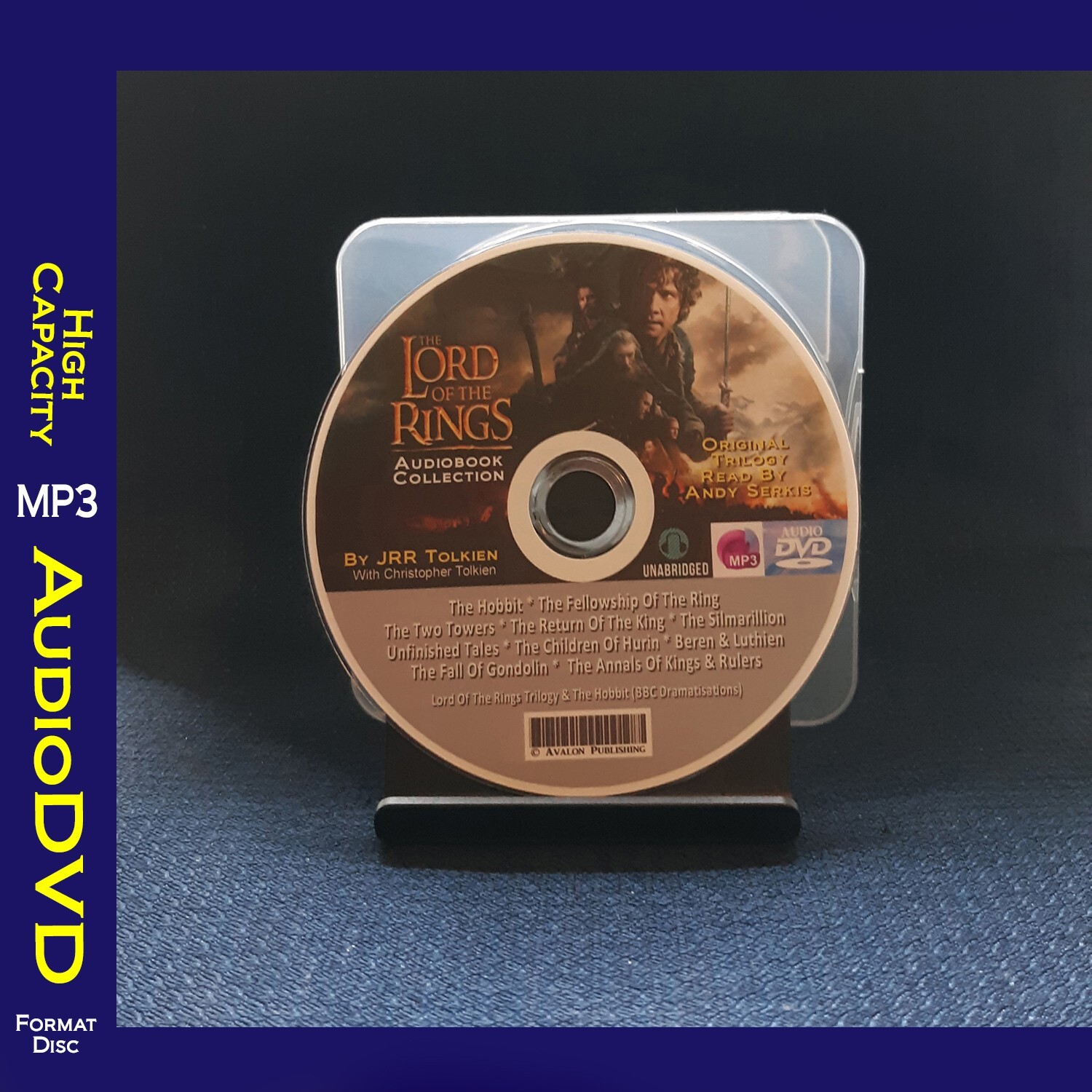 The LORD OF THE RINGS Series Read By Andy Serkis - 14 MP3 Audiobook Collection