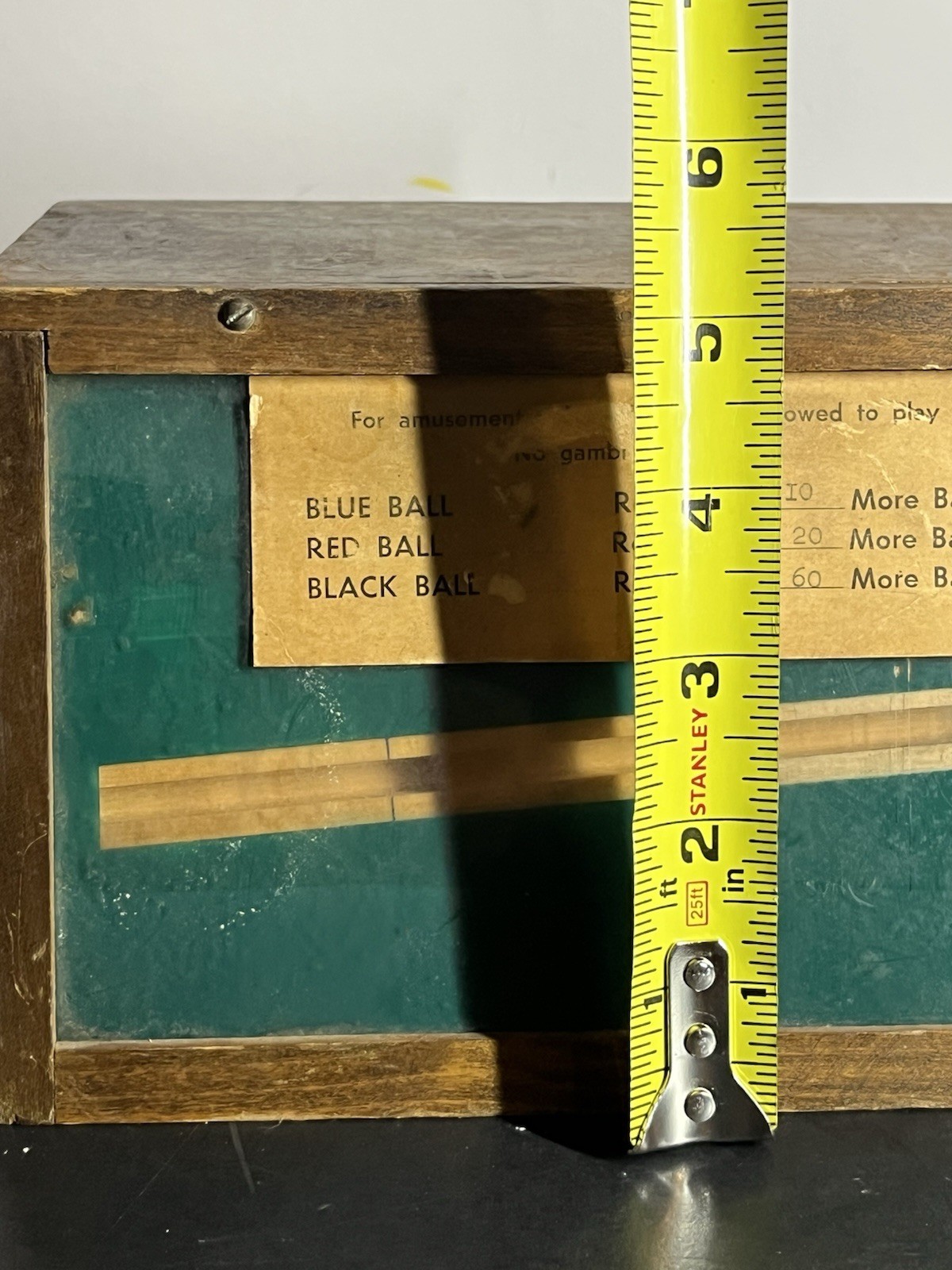 Wooden Small Countertop Trade Simulator. Handmade? Very rare very cool.