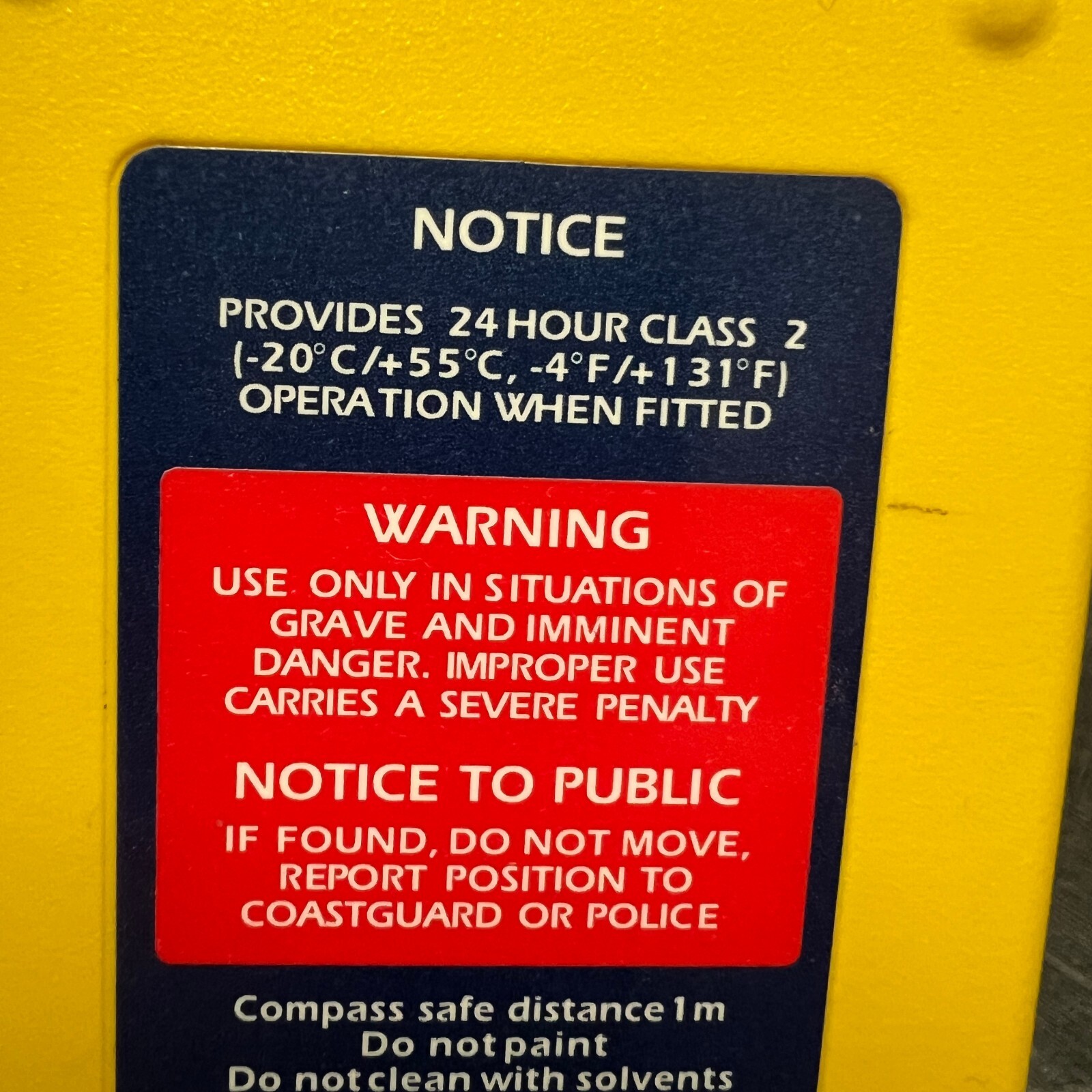 Mcmurdo Fastfind Plus PLB GPS 406 GPS Personal Location Beacon Fishing Hiking