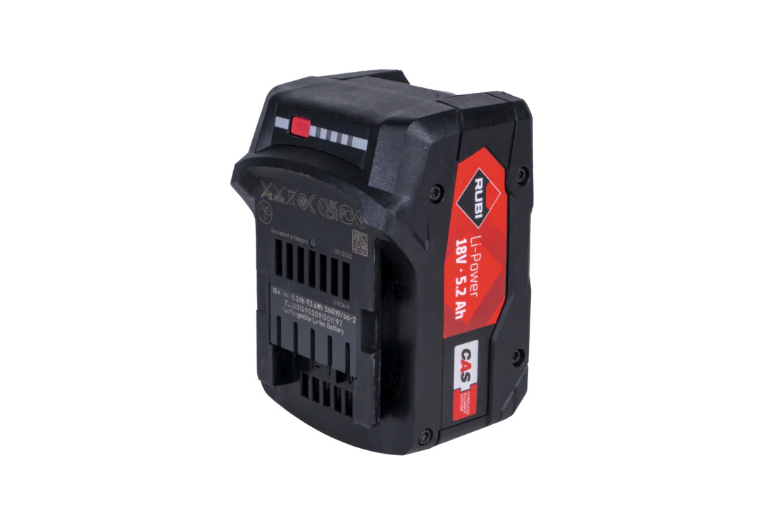 Rubi CAS Li-Power 18V 5.2 Ah Battery