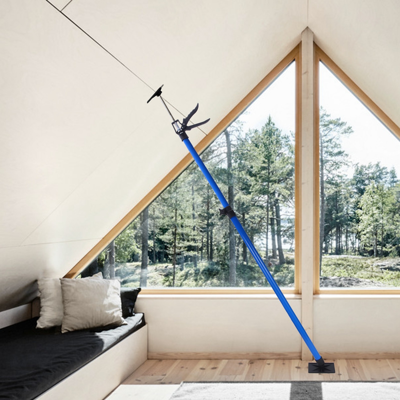 4pcs Adjustable Support Pole Cabinet Jack for Installing Cabinet Support Rod+Bag