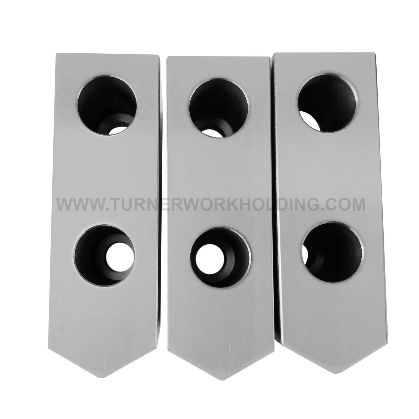 AMERICAN STANDARD ALUMINUM SOFT JAWS FOR TONGUE & GROOVE 10" CHUCK 2.0"HT (3 PC)