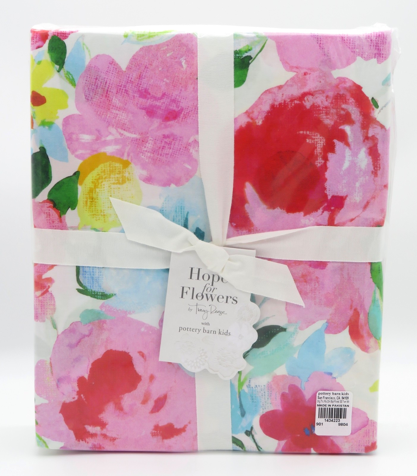Pottery Barn Kids Hope for Flowers Bouquet Floral by Tracy Reese Twin Sheet Set