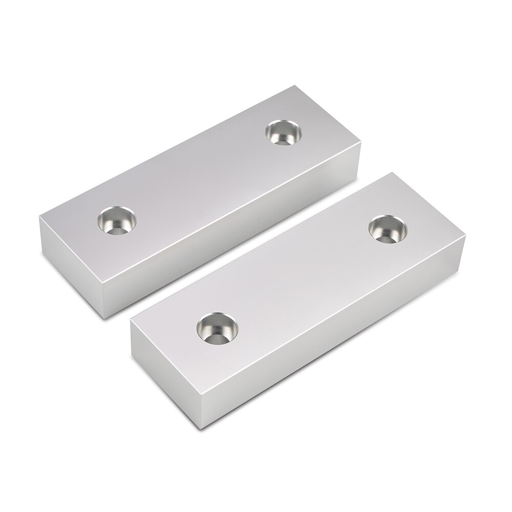 10 Packs (20pcs) 6 x 2 x 1" Standard Aluminum Soft Jaws Set Fits Kurt 6" Vises