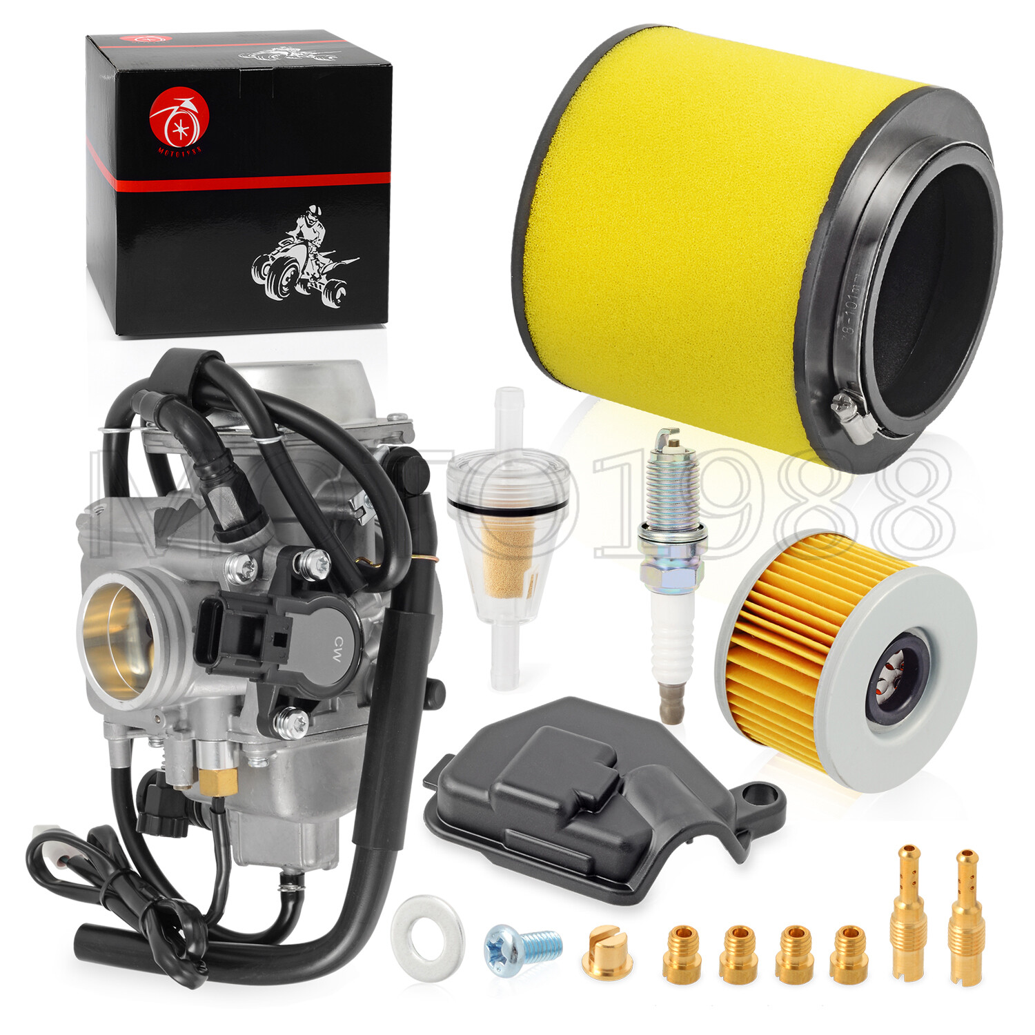 Carburetor & Air Filter For Honda Foreman Rubicon 500 TRX500 FA/FGA/FPA 2001-12