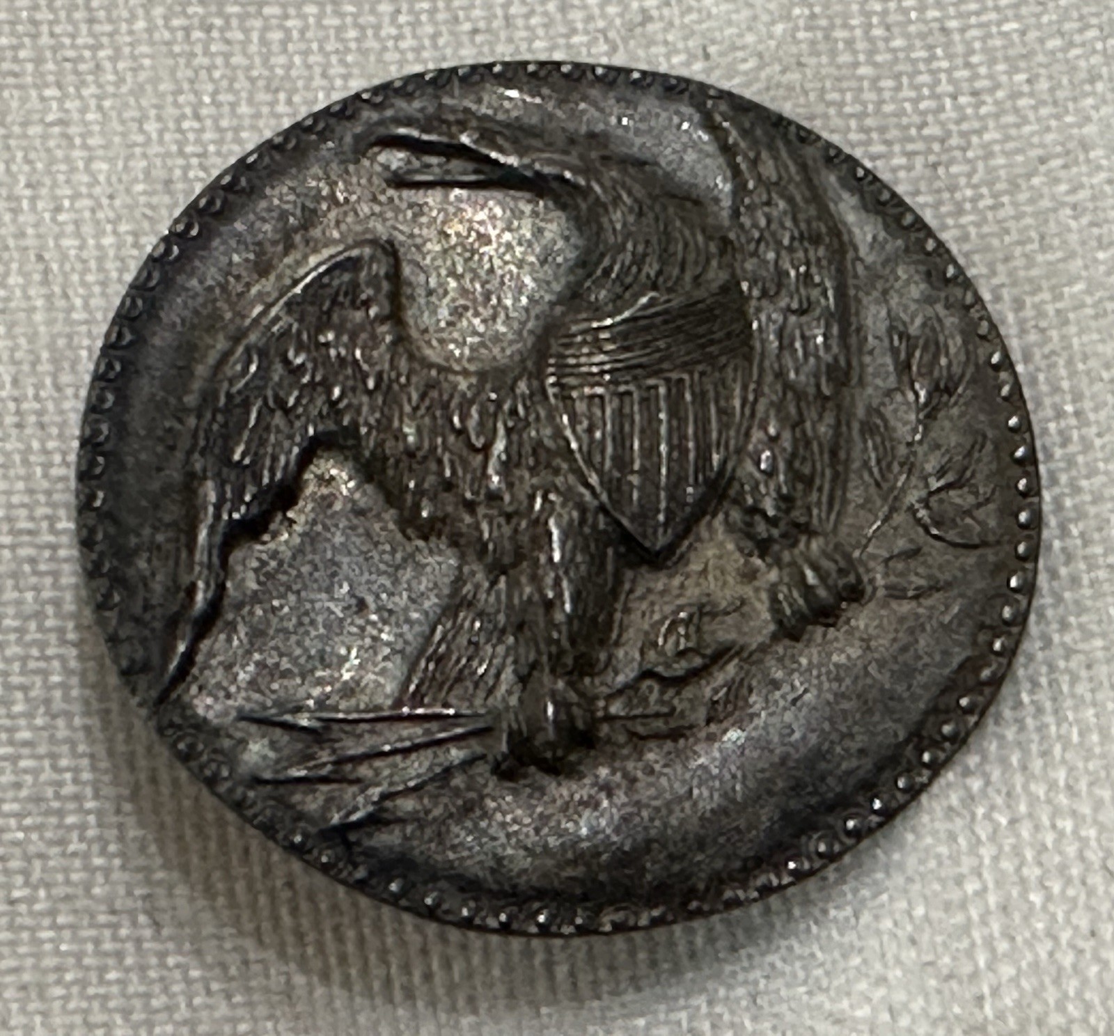 Authentic Civil War Lapel Pin. Silver, & Possibly Earlier!