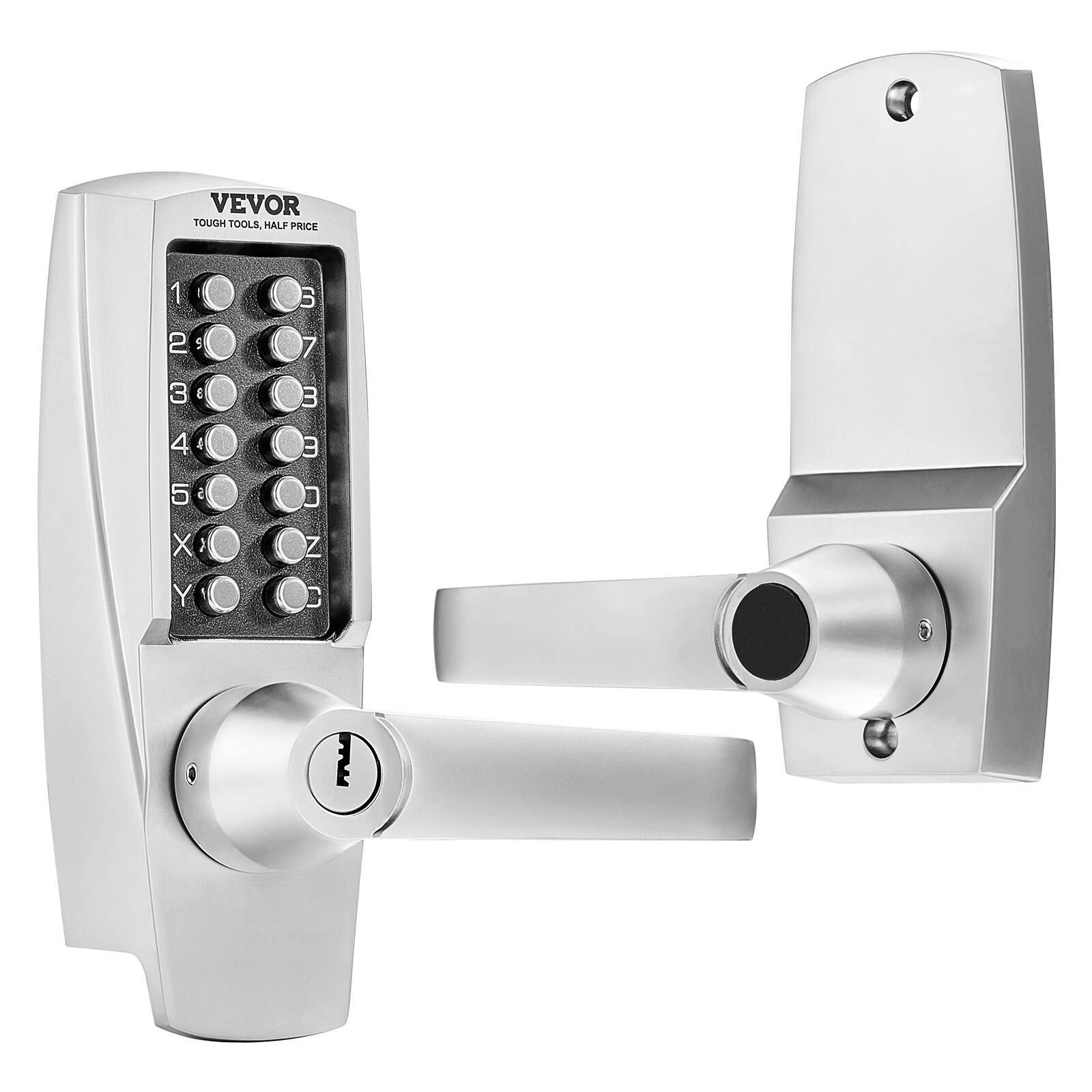Mechanical Keyless Entry Door Lock 14 Key Mechanical Door Lock with Key for Home