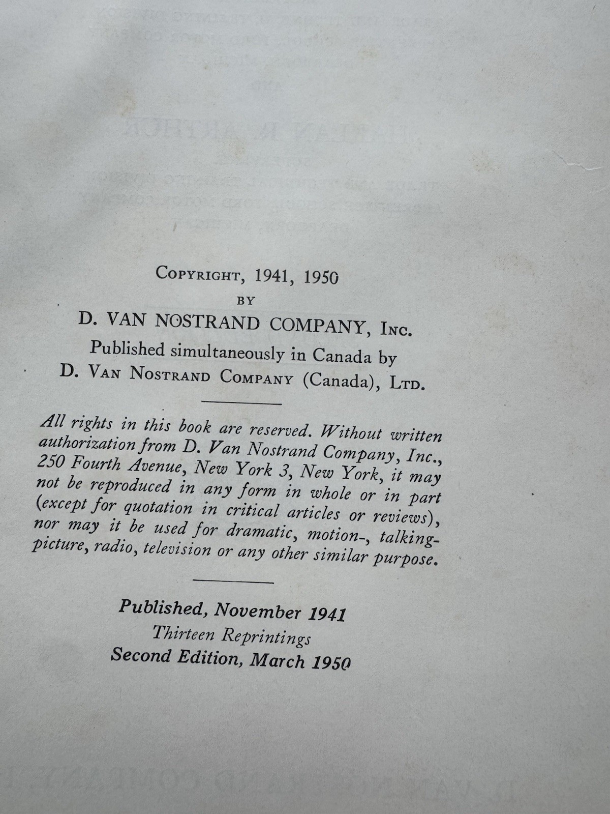 3 Books: Audels machinists, Metaloggraphy, Machine Shop