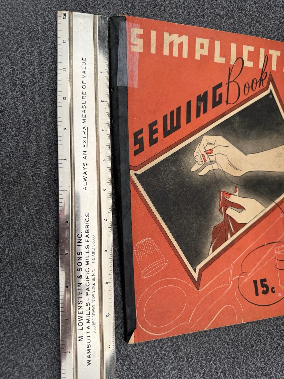 VIntage 1937 Simplicity Sewing Book For Beginners Step By Step in Good Condition
