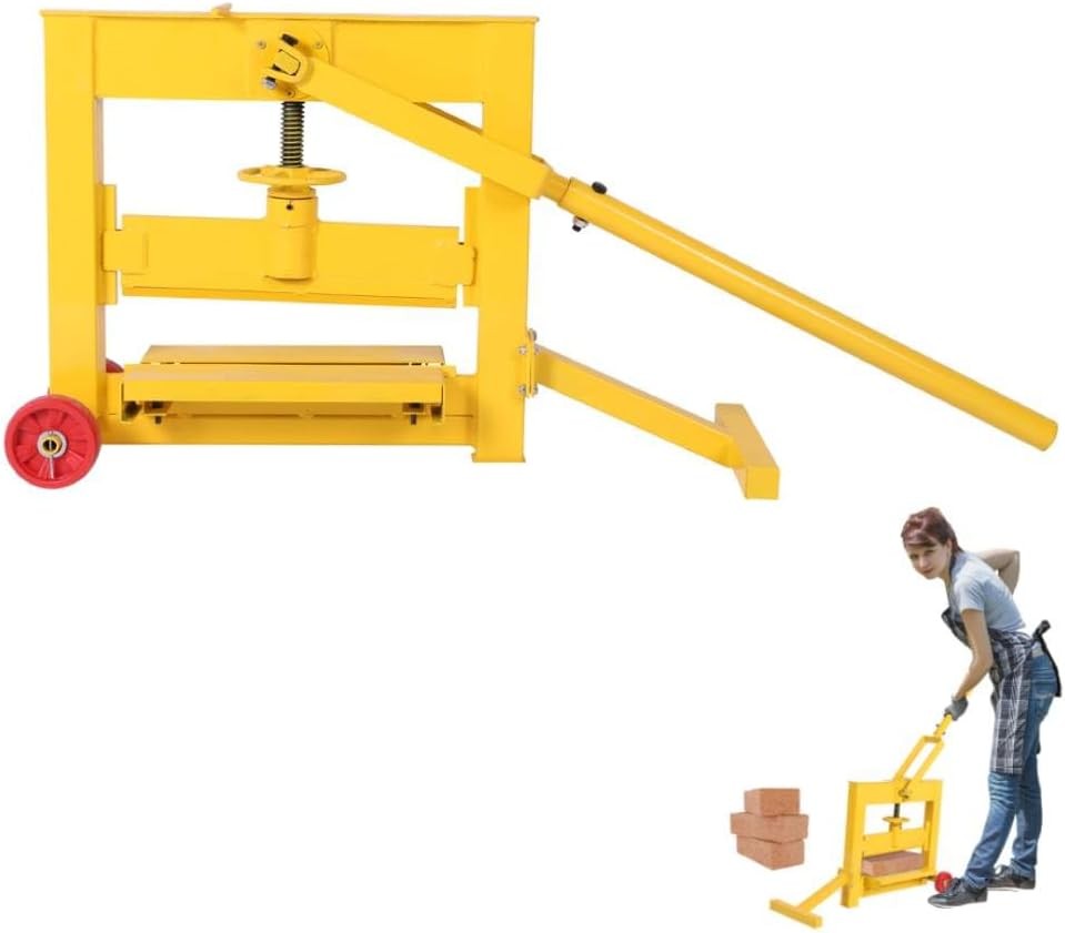 Manual Stone Brick Cutter with Wheels Paving Tool Block Splitter Cutting Machine