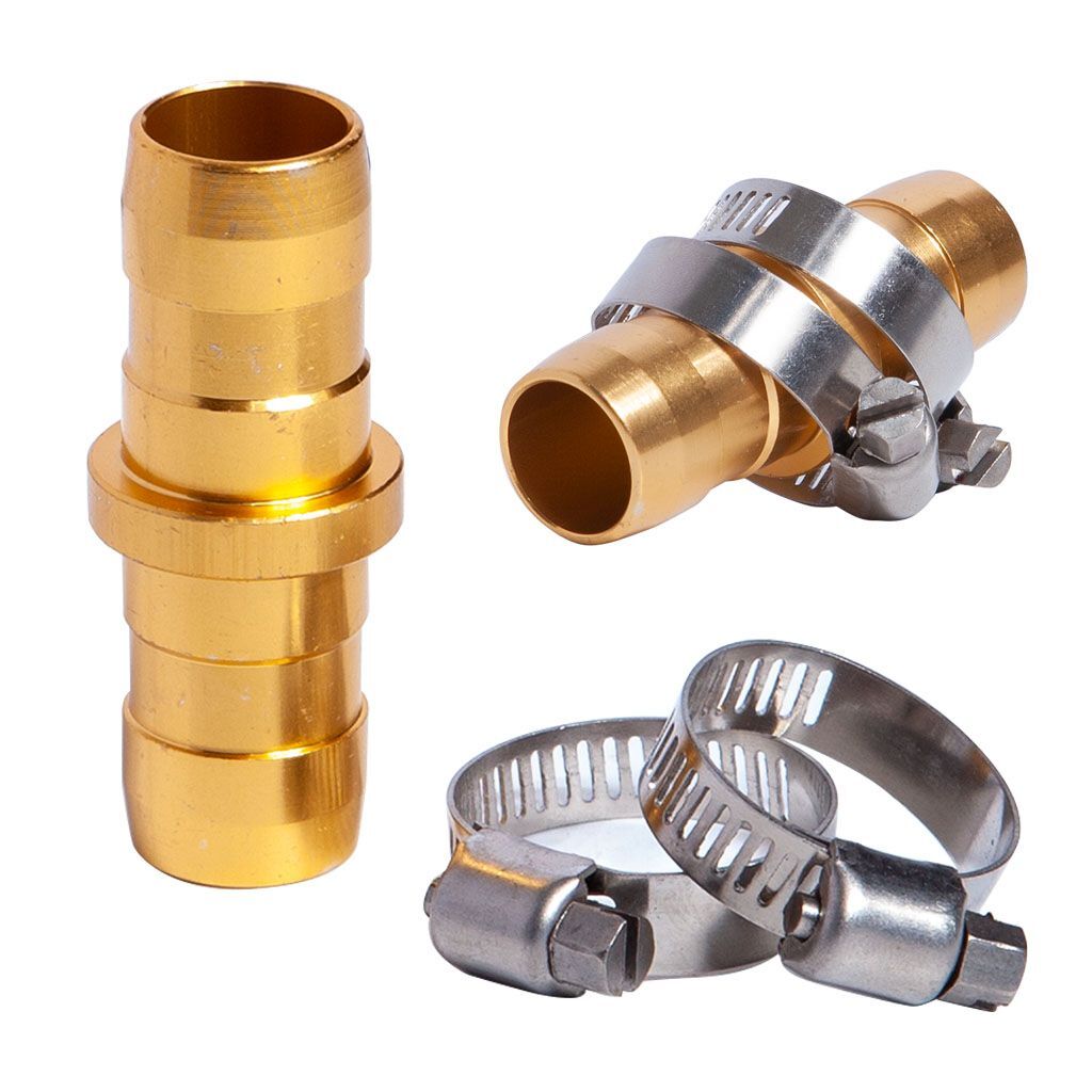 Garden Hose Repair Mender Kit Hose Connector 3/4" 5/8" Male Connector Clamp 2022