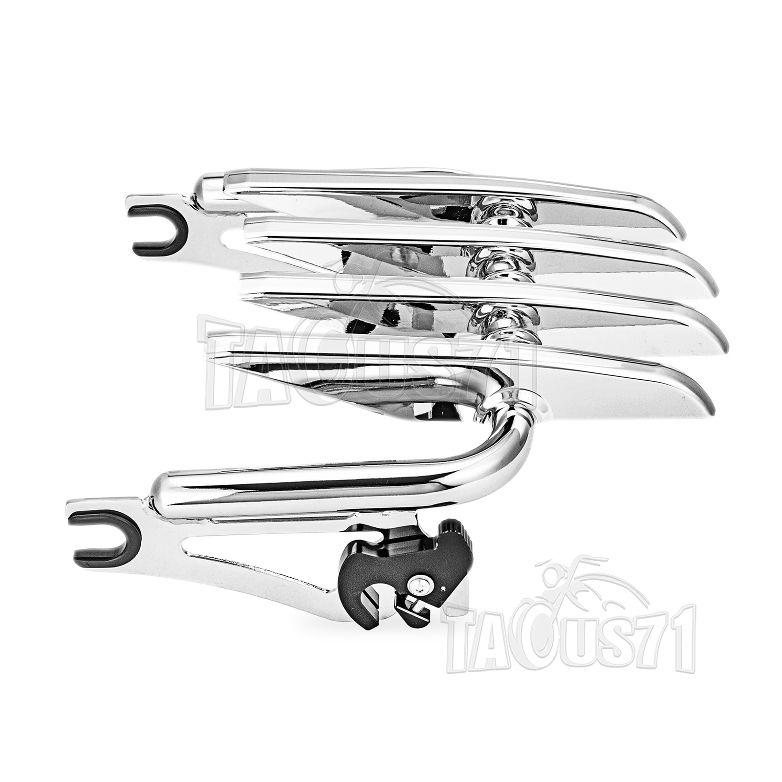 27" Tall Sissy Bar Backrest w/Rack for Harley Road King Street Glide 2009-2024