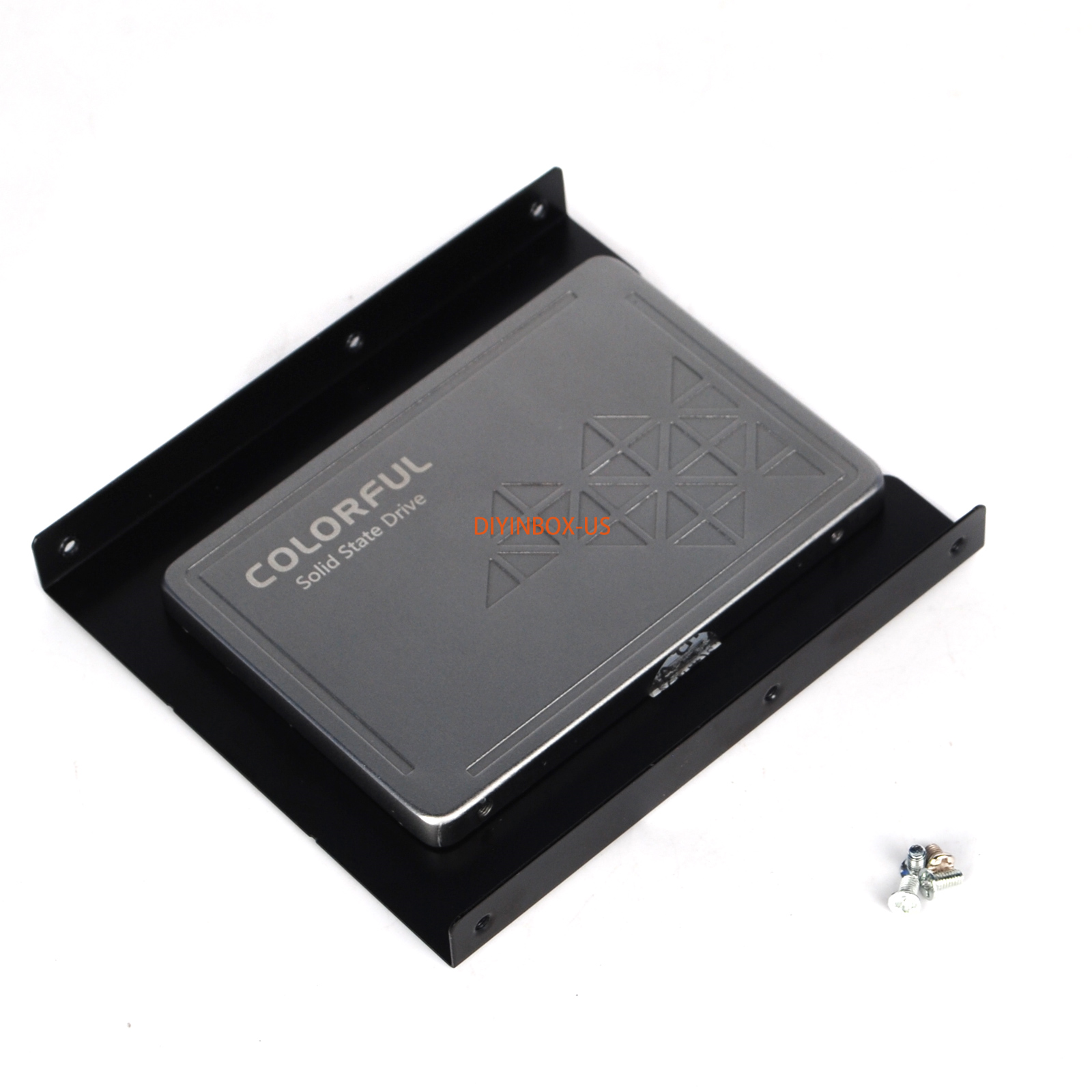 Lot 2.5" to 3.5" Bay SSD Metal Hard Drive HDD Mounting Bracket Adapter Dock Tray