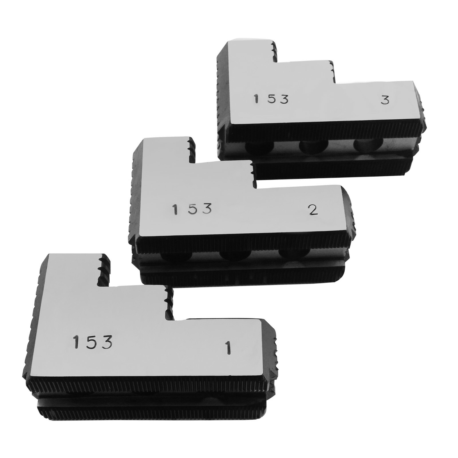 6" Double Step Hard Steel Jaws for Kitagawa Samchully B-206 CNC Lathe Chuck