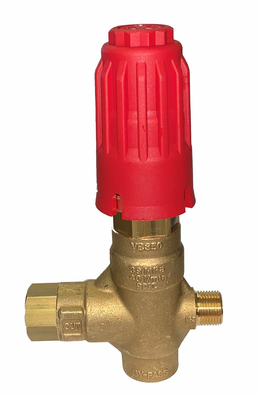 PA VB 350 / YU5075K (Red Knob) Adjustable Unloader 5,600 PSI
