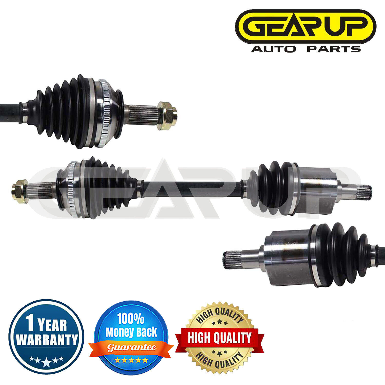 Front Pair CV Axle Shaft Assembly for Honda Accord LX EX Automatic FWD 1994-97
